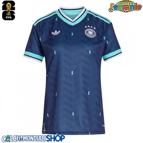 Maglie da calcio Germania Seconda Maglia Femminile Mondiali 2026  Manica Corta